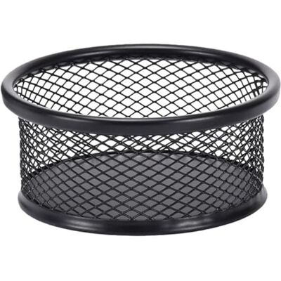 Cldaisy 1Pc Black Metal Paper Clip Holder Mesh Paperclip Bowl Binder Clip Dispenser Desk Bobby Pin Container Organizer for Home Office Classroom School Desk Supplies Holders Dispensers Cldaisy 1Pc Black Metal Paper Clip Holder Mesh Paperclip Bowl Binder Clip Dispenser Desk Bobby Pin Container Organizer for Home Office Classroom School Desk Supplies Holders Dispensers