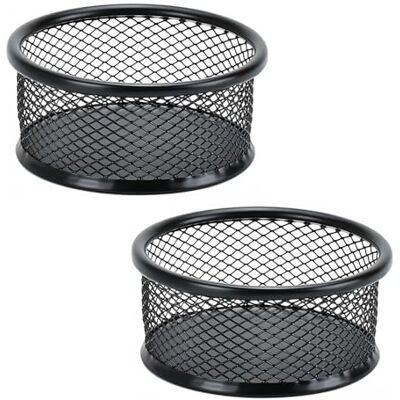 Pchnfei 2 Pcs Black Metal Paper Clip Holder Mesh Paperclip Bowl Binder Clip Dispenser Desk Bobby Pin Container Organizer for Home Office Classroom School Desk Supplies Holders Dispensers Pchnfei 2 Pcs Black Metal Paper Clip Holder Mesh Paperclip Bowl Binder Clip Dispenser Desk Bobby Pin Container Organizer for Home Office Classroom School Desk Supplies Holders Dispensers
