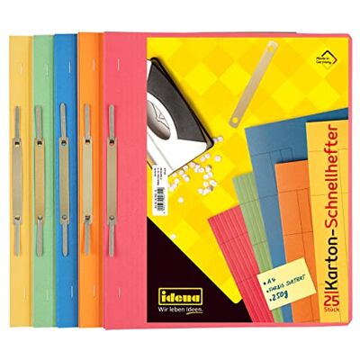 Idena Box File Folder A4 Assorted Pack of 25 Idena Box File Folder A4 Assorted Pack of 25