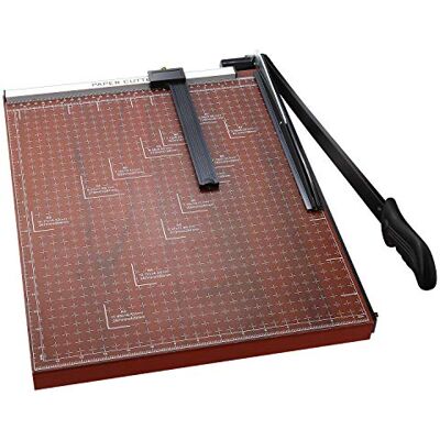 Nictemaw Professional A3 Guillotine Paper Cutter (A2-A7) 12 Sheets Heavy duty paper trimmer with precision gridded base. Ideal for cutting cardstock and photos in office or school Nictemaw Professional A3 Guillotine Paper Cutter (A2-A7) 12 Sheets Heavy duty paper trimmer with precision gridded base. Ideal for cutting cardstock and photos in office or school