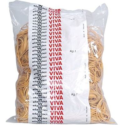 VIVA E050 Rubber Bands, 50 mm Pack of 1000 VIVA E050 Rubber Bands, 50 mm Pack of 1000