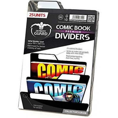 Ultimate Guard Premium Comic Book Dividers Black (25) Ultimate Guard Premium Comic Book Dividers Black (25)
