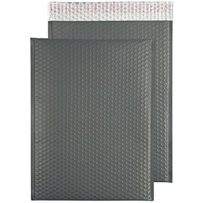 Blake Purely Packaging C3 450 x 324 mm Matt Metallic Padded Bubble Envelopes Peel & Seal (MTGG450) Graphite Grey Pack of 50 Blake Purely Packaging C3 450 x 324 mm Matt Metallic Padded Bubble Envelopes Peel & Seal (MTGG450) Graphite Grey Pack of 50