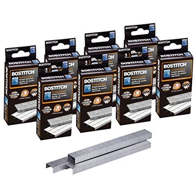 Bostitch Standard Staples, 1/4" Length,Full Strip Staples, 5000 Per Box, 8-Pack Bostitch Standard Staples, 1/4" Length,Full Strip Staples, 5000 Per Box, 8-Pack