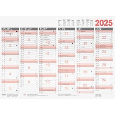 BRUNNEN Blackboard Calendar 2025 A3 Landscape BRUNNEN Blackboard Calendar 2025 A3 Landscape