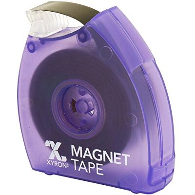 Xyron 0119 Adhesive Magnetic Tape Dispenser, Verso Adhesive, 19mm x 7.6m Xyron 0119 Adhesive Magnetic Tape Dispenser, Verso Adhesive, 19mm x 7.6m