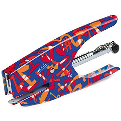 Turikan Popart HZ-Notes Stapler by Ugo Nespolo for 2-15 Sheets Turikan Popart HZ-Notes Stapler by Ugo Nespolo for 2-15 Sheets