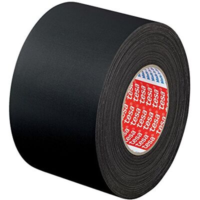 tesa UK Tesa 04651-00014-00 "Premium Cloth Tape, Black, 25 m x 50 mm tesa UK Tesa 04651-00014-00 "Premium Cloth Tape, Black, 25 m x 50 mm