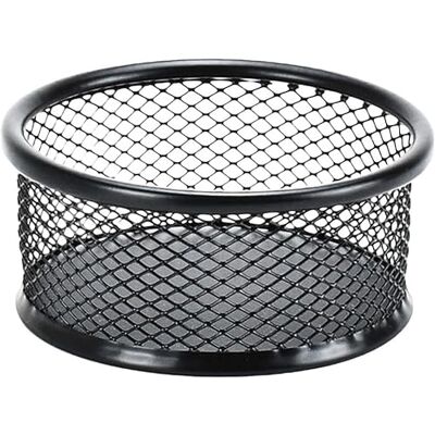 Clockjuan 1 Pc Black Minimalist Metal Paper Clip Holder Mesh Paperclip Bowl Binder Clip Dispenser Desk Bobby Pin Container Organizer for Home Office Classroom School Desk Supplies Holders and Dispensers Clockjuan 1 Pc Black Minimalist Metal Paper Clip Holder Mesh Paperclip Bowl Binder Clip Dispenser Desk Bobby Pin Container Organizer for Home Office Classroom School Desk Supplies Holders and Dispensers