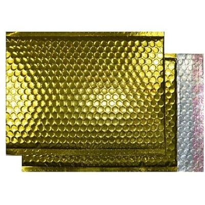Blake Envelopes Glamour Gold Bubble Mailers C3 (450x324mm) Pack of 10 Peel and Seal Padded Envelopes 70 Micron GSM Gold Jiffy Bags Small Business Supplies (MBGOL450/10) Blake Envelopes Glamour Gold Bubble Mailers C3 (450x324mm) Pack of 10 Peel and Seal Padded Envelopes 70 Micron GSM Gold Jiffy Bags Small Business Supplies (MBGOL450/10)
