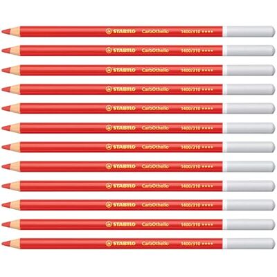 STABILO CarbOthello Chalk-Pastel Pencil Pack of 12 Carmine Red STABILO CarbOthello Chalk-Pastel Pencil Pack of 12 Carmine Red