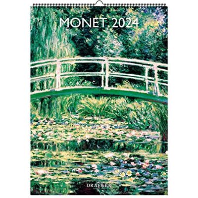 DRAEGER PARIS Monet Decorative Wall Calendar 2024 Hanging 29 x 39 cm 16 Months Sept-23 to Dec 24 7 Languages Office Home Monthly Calendar Decoration Organization FSC® Certified Paper DRAEGER PARIS Monet Decorative Wall Calendar 2024 Hanging 29 x 39 cm 16 Months Sept-23 to Dec 24 7 Languages Office Home Monthly Calendar Decoration Organization FSC® Certified Paper