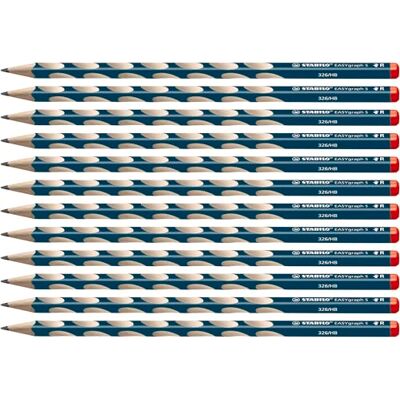 STABILO EASYgraph S - Left-handed ergonomic pencil - HB - 2.2mm STABILO EASYgraph S - Left-handed ergonomic pencil - HB - 2.2mm