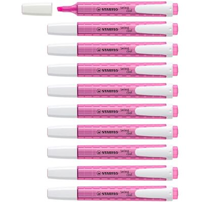 STABILO swing cool Highlighter Pack of 10 Pink STABILO swing cool Highlighter Pack of 10 Pink