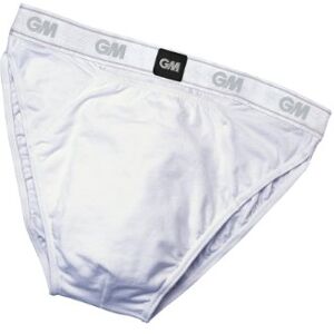 Gunn & Moore GM Cricket Briefs Special Blend Stretch Cotton with Elastic Waist For Comfort Fit Integral Pouch For Box Abdo Guard White Large Adult For Waist 35-36 Gunn & Moore GM Cricket Briefs Special Blend Stretch Cotton with Elastic Waist For Comfort Fit Integral Pouch For Box Abdo Guard White Large Adult For Waist 35-36