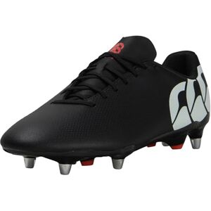 Canterbury Adult Unisex Speed Raze Soft Ground Rugby Boots Faster Acceleration Lightweight Precision Soft Ground Rugby Boots, Black/White, 14 Canterbury Adult Unisex Speed Raze Soft Ground Rugby Boots Faster Acceleration Lightweight Precision Soft Ground Rugby Boots, Black/White, 14