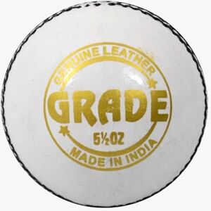 DSC 1500307 Grade Leather Cricket Ball (White) DSC 1500307 Grade Leather Cricket Ball (White)