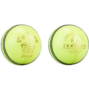 Readers County Crown Cricket Ball 5.5oz, Yellow, Mens Readers County Crown Cricket Ball 5.5oz, Yellow, Mens