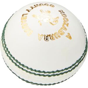 Kookaburra County League Cricket Ball 5.5oz, White, Mens Kookaburra County League Cricket Ball 5.5oz, White, Mens
