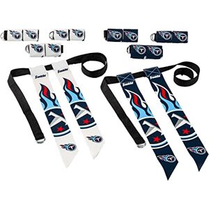Franklin Sports Tennesseee Titans NFL Flag Football Sets NFL Team Football Belts and Flags Gear + Equipment for Kids and Adults Franklin Sports Tennesseee Titans NFL Flag Football Sets NFL Team Football Belts and Flags Gear + Equipment for Kids and Adults