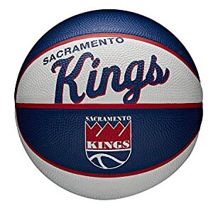 Wilson Mini-Basketball, Team Retro Model, SACREMENTO KINGS, Outdoor, Rubber, Size: MINI Wilson Mini-Basketball, Team Retro Model, SACREMENTO KINGS, Outdoor, Rubber, Size: MINI