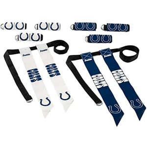 Franklin Sports NFL Indianapolis Colts Flag Football Sets NFL Team Flag Football Belts and Flags Flag Football Equipment for Kids and Adults Franklin Sports NFL Indianapolis Colts Flag Football Sets NFL Team Flag Football Belts and Flags Flag Football Equipment for Kids and Adults