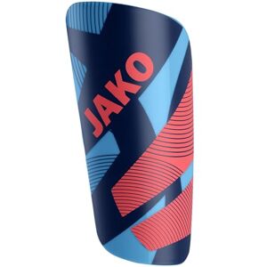 JAKO Unisex Shin Pads River Light, SkyBlue/Navy/Coral, S JAKO Unisex Shin Pads River Light, SkyBlue/Navy/Coral, S