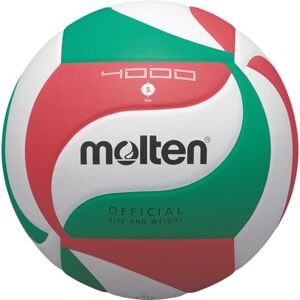 Molten 4000 Volleyball Soft Premium PU Leather Club Training Ball Official Size & Weight Multicolour Green White Red, 5 Molten 4000 Volleyball Soft Premium PU Leather Club Training Ball Official Size & Weight Multicolour Green White Red, 5