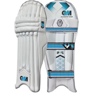 Gunn & Moore GM Cricket Batting Pads Ben Stokes Diamond 606 Traditional Cotton & Cane Small Adult Right Handed Approx 2.10 kg per Pair 1 Pair White Gunn & Moore GM Cricket Batting Pads Ben Stokes Diamond 606 Traditional Cotton & Cane Small Adult Right Handed Approx 2.10 kg per Pair 1 Pair White