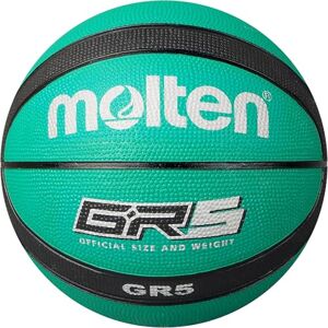 Molten GR Premium Rubber Basketball Indoor/Outdoor Play Durable Pro Pebble Grip Texture Reaction Training Size 5 For Boys age 7, 8, 9, 10 & 11, Girls age 12 & 13 Green & Black Molten GR Premium Rubber Basketball Indoor/Outdoor Play Durable Pro Pebble Grip Texture Reaction Training Size 5 For Boys age 7, 8, 9, 10 & 11, Girls age 12 & 13 Green & Black
