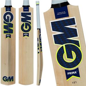 Gunn & Moore GM Cricket Bat Prima 101 Beginner Grade 1 Kashmir Willow Size 6 Suitable for Players 157-163cm / 5' 2" 5' 4 Gunn & Moore GM Cricket Bat Prima 101 Beginner Grade 1 Kashmir Willow Size 6 Suitable for Players 157-163cm / 5' 2" 5' 4