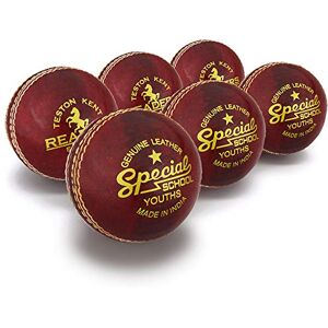 Readers Special School Cricket Ball 4.75oz, Red, Youths (Box Of x6) Readers Special School Cricket Ball 4.75oz, Red, Youths (Box Of x6)