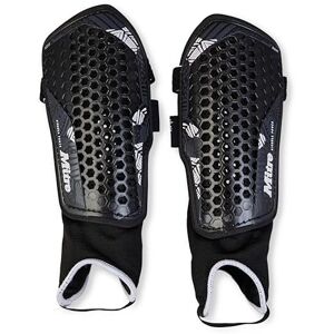 Mitre Aircell Football Ankle Protection Shin Pads Extremely Breathable Lightweight Shin Guard, Black/White, S Mitre Aircell Football Ankle Protection Shin Pads Extremely Breathable Lightweight Shin Guard, Black/White, S