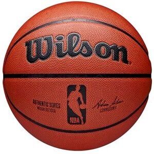 Wilson Basketball, NBA Authentic Series Model, Indoor/Outdoor, Mixed Leather, Size: 7, Brown Wilson Basketball, NBA Authentic Series Model, Indoor/Outdoor, Mixed Leather, Size: 7, Brown