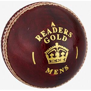 Readers Gold 'A' Cricket Ball 5.5oz, Red, Mens Readers Gold 'A' Cricket Ball 5.5oz, Red, Mens