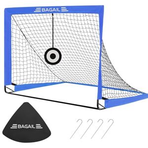 BAGAIL Football Goal, Pop up Football Net with Target Goal, Ground Pegs and Portable Carry Bag, Easy to Assemble, Ideal for Garden Training and Recreational Matches BAGAIL Football Goal, Pop up Football Net with Target Goal, Ground Pegs and Portable Carry Bag, Easy to Assemble, Ideal for Garden Training and Recreational Matches