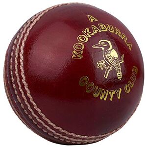 Kookaburra County Club Cricket Ball, Red, Womens Kookaburra County Club Cricket Ball, Red, Womens