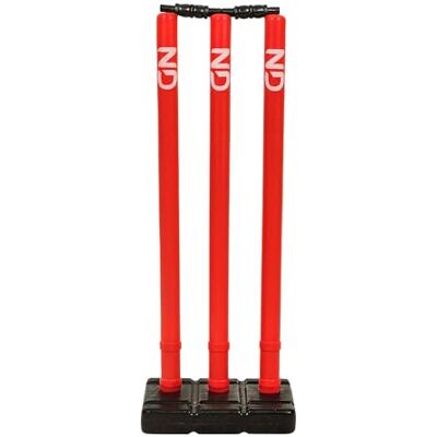 ND Sports Wicket Stumps with Bail, Durable, Lightweight Portable Cricket Set for All Surfaces Indoor & Outdoor Use Includes Mesh Carry Bag ND Sports Wicket Stumps with Bail, Durable, Lightweight Portable Cricket Set for All Surfaces Indoor & Outdoor Use Includes Mesh Carry Bag