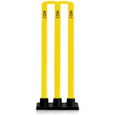 ND Sports Cricket Stumps Spring Back with Base – Durable Plastic Cricket Wickets Set with Bails, High Visibility Training Stumps for Practice, Nets & Matches ND Sports Cricket Stumps Spring Back with Base – Durable Plastic Cricket Wickets Set with Bails, High Visibility Training Stumps for Practice, Nets & Matches
