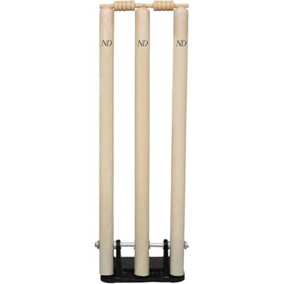 ND Sports Wooden Wicket Stumps with Bail – Durable Cricket Stumps Set for All Surfaces Lightweight & Portable Perfect for Indoor & Outdoor Matches ND Sports Wooden Wicket Stumps with Bail – Durable Cricket Stumps Set for All Surfaces Lightweight & Portable Perfect for Indoor & Outdoor Matches