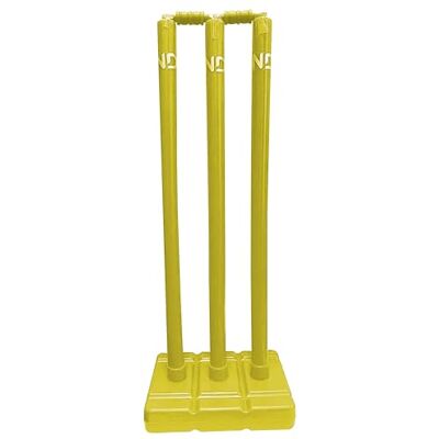 22YardsPro 22YARDPRO Cricket Stumps with Base – Heavy Duty Plastic Cricket Wickets with Bails, Stable Cricket Stump Set for Practice, Training, Backyard & Nets 22YardsPro 22YARDPRO Cricket Stumps with Base – Heavy Duty Plastic Cricket Wickets with Bails, Stable Cricket Stump Set for Practice, Training, Backyard & Nets