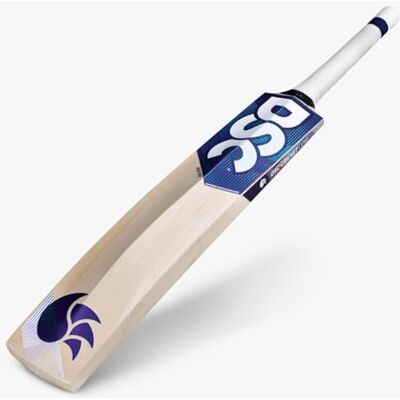 DSC Blu 3000 English Willow Cricket Bat Material: Wood For Men & Boys Lightweight Extended Power Zone Ideal for Leather Cricket Ball DSC Blu 3000 English Willow Cricket Bat Material: Wood For Men & Boys Lightweight Extended Power Zone Ideal for Leather Cricket Ball