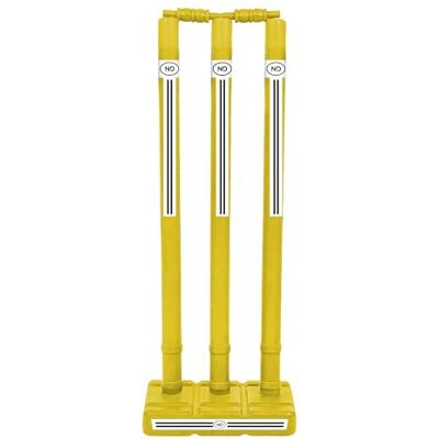 ND Sports Wicket Stumps with Bail, Durable, Lightweight Portable Cricket Set for All Surfaces Indoor & Outdoor Use Includes Mesh Carry Bag ND Sports Wicket Stumps with Bail, Durable, Lightweight Portable Cricket Set for All Surfaces Indoor & Outdoor Use Includes Mesh Carry Bag