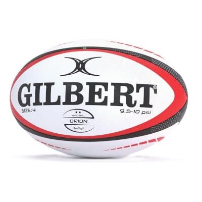 Gilbert Rugby ORION Match Rugby Ball White Red Black Size 4 Gilbert Rugby ORION Match Rugby Ball White Red Black Size 4