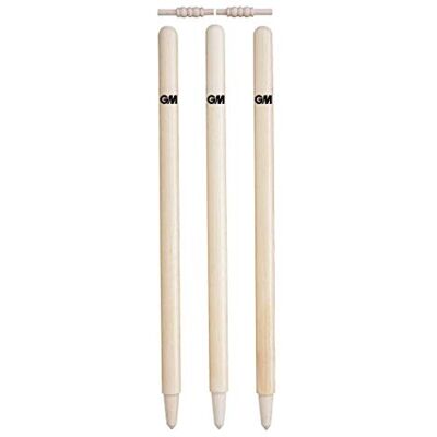 GM CRICKET STUMPS GM JUNIOR CLUB STUMPS MADE FROM WHITE WILLOW **4027A101** GM CRICKET STUMPS GM JUNIOR CLUB STUMPS MADE FROM WHITE WILLOW **4027A101**