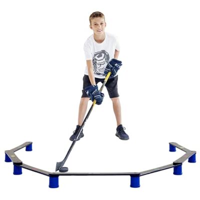 Hockey Revolution Stickhandling Training Aid MY ENEMY PRO, Hockey Equipment for Puck Control, Reaction Time and Coordination Durable, Light, Portable & Adjustable, can be used on and off-ice Hockey Revolution Stickhandling Training Aid MY ENEMY PRO, Hockey Equipment for Puck Control, Reaction Time and Coordination Durable, Light, Portable & Adjustable, can be used on and off-ice