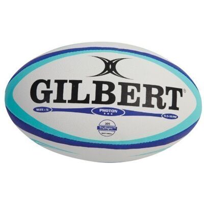 Gilbert New Omega Durable Rugby Match Ball Blue/black Size 3 Gilbert New Omega Durable Rugby Match Ball Blue/black Size 3