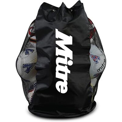 Mitre Mesh Ball Sack - Holds 12 size 5 balls Mitre Mesh Ball Sack - Holds 12 size 5 balls