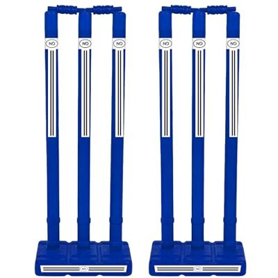 ND Sports Wicket Stumps with Bail, Durable, Lightweight Portable Cricket Set for All Surfaces Indoor & Outdoor Use Includes Mesh Carry Bag ND Sports Wicket Stumps with Bail, Durable, Lightweight Portable Cricket Set for All Surfaces Indoor & Outdoor Use Includes Mesh Carry Bag