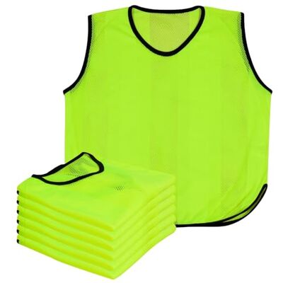 A2Z 4 Kids 6 Pack Training Bibs Sports Vests Team Practice Mesh Set UK Breathable Pinnies Designed For Football Rugby Cricket And Hockey A2Z 4 Kids 6 Pack Training Bibs Sports Vests Team Practice Mesh Set UK Breathable Pinnies Designed For Football Rugby Cricket And Hockey
